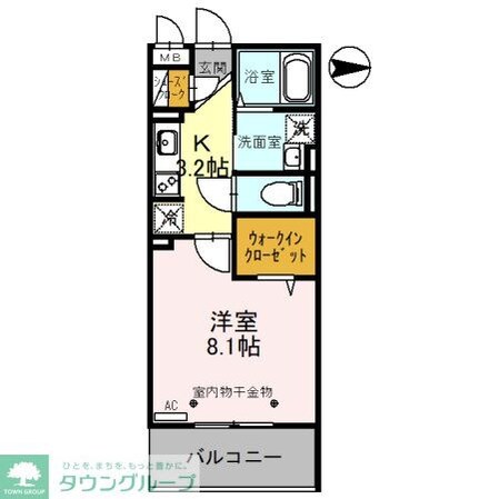 レーヴ・シェソワの物件間取画像